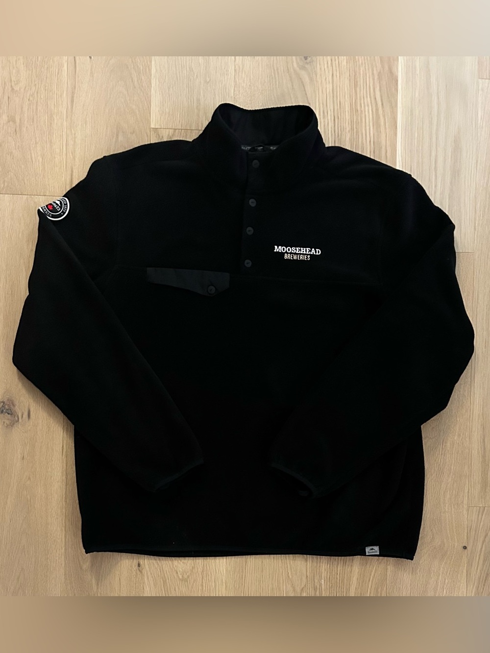Moosehead Breweries Roots Canada Snap Fleece Jacket - Size 2XL